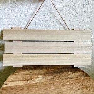 Woodpile Fun Pallet Board Sign With Rope Hanger